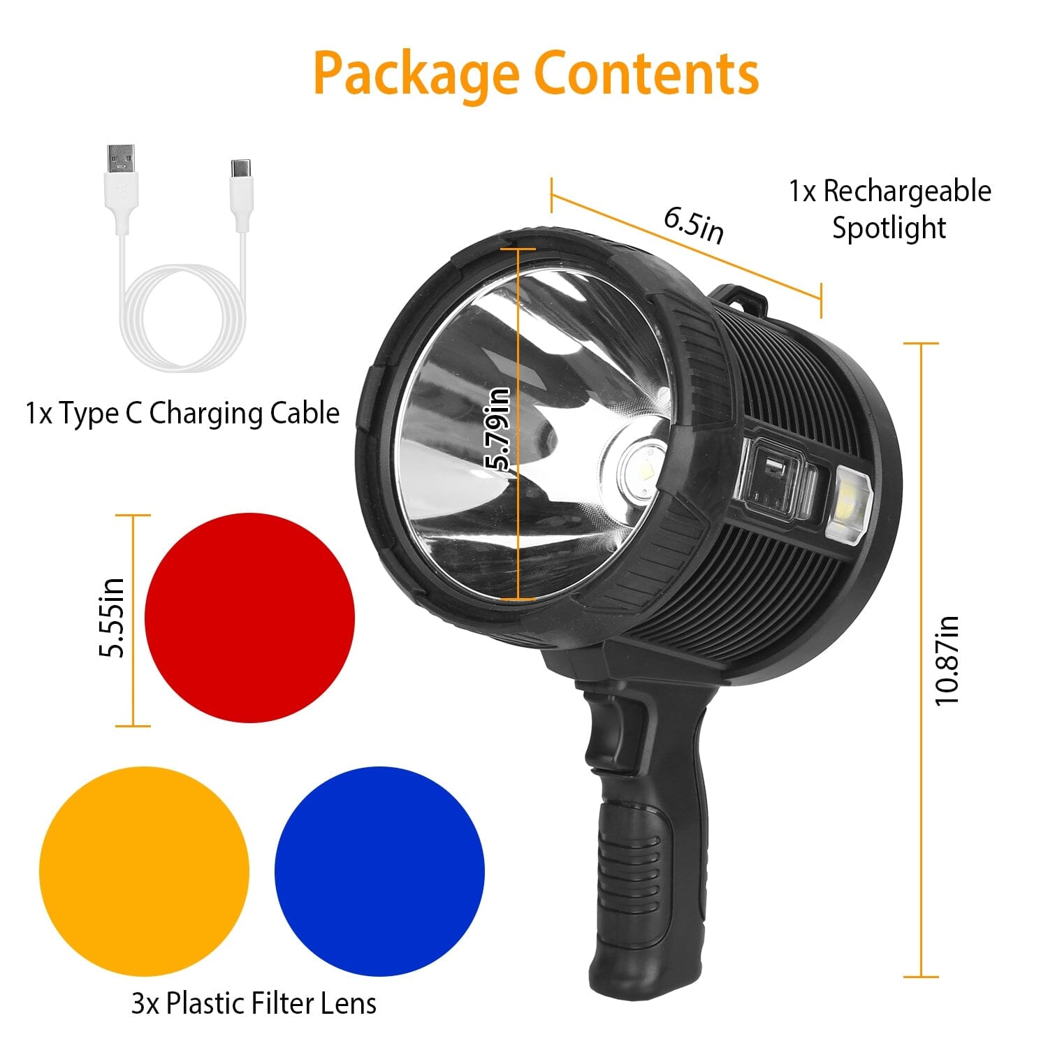 3000LM Rechargeable LED Flashlight Classic Cheap Pice