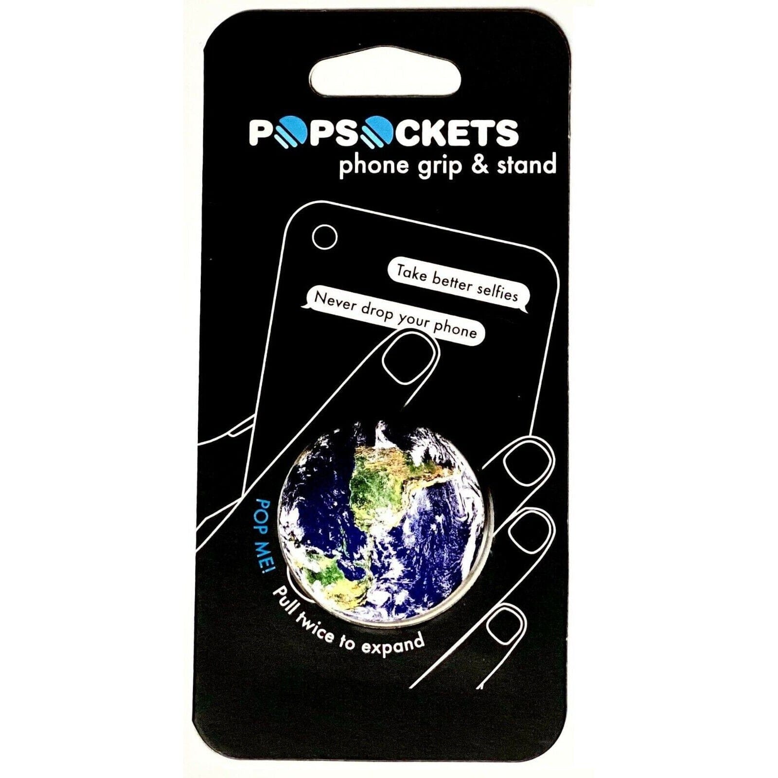 PopSockets Pop Grip Phone Holder Stand Earth Design Inexpensive Sale Online