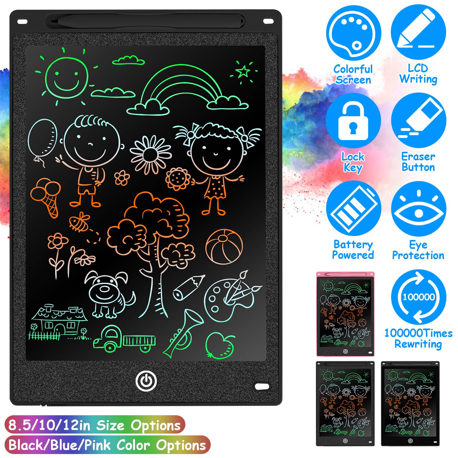 LCD Writing Tablet Electronic Colorful Graphic Doodle Board Cheap Sale Footlocker Finishline