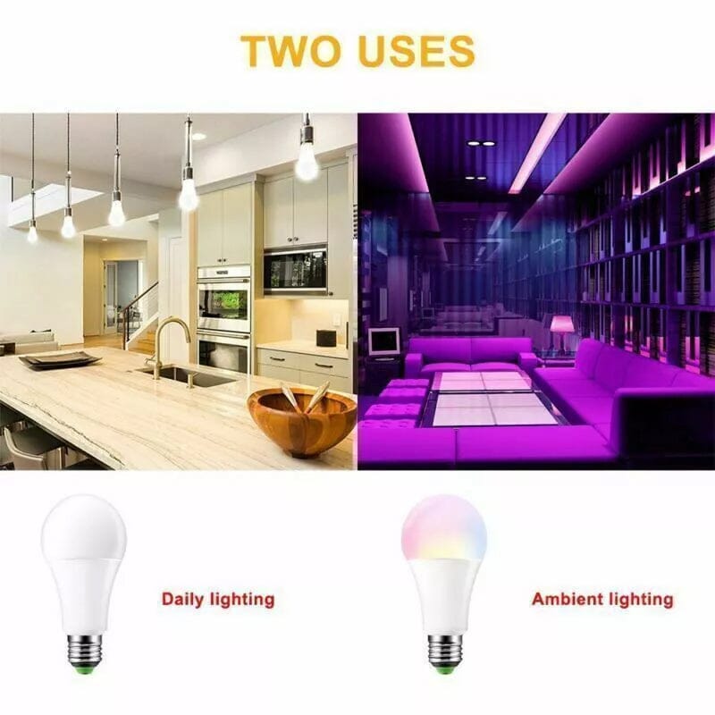 E27 RGB LED Light Bulb 16 Color Changing Magic RGBW Colorful Remote Control Lamp Low Cost Cheap Online