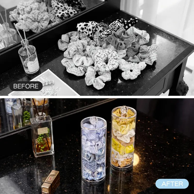 2-Pack: Acrylic Scrunchie Holder Organizer Brand New Unisex Sale Online