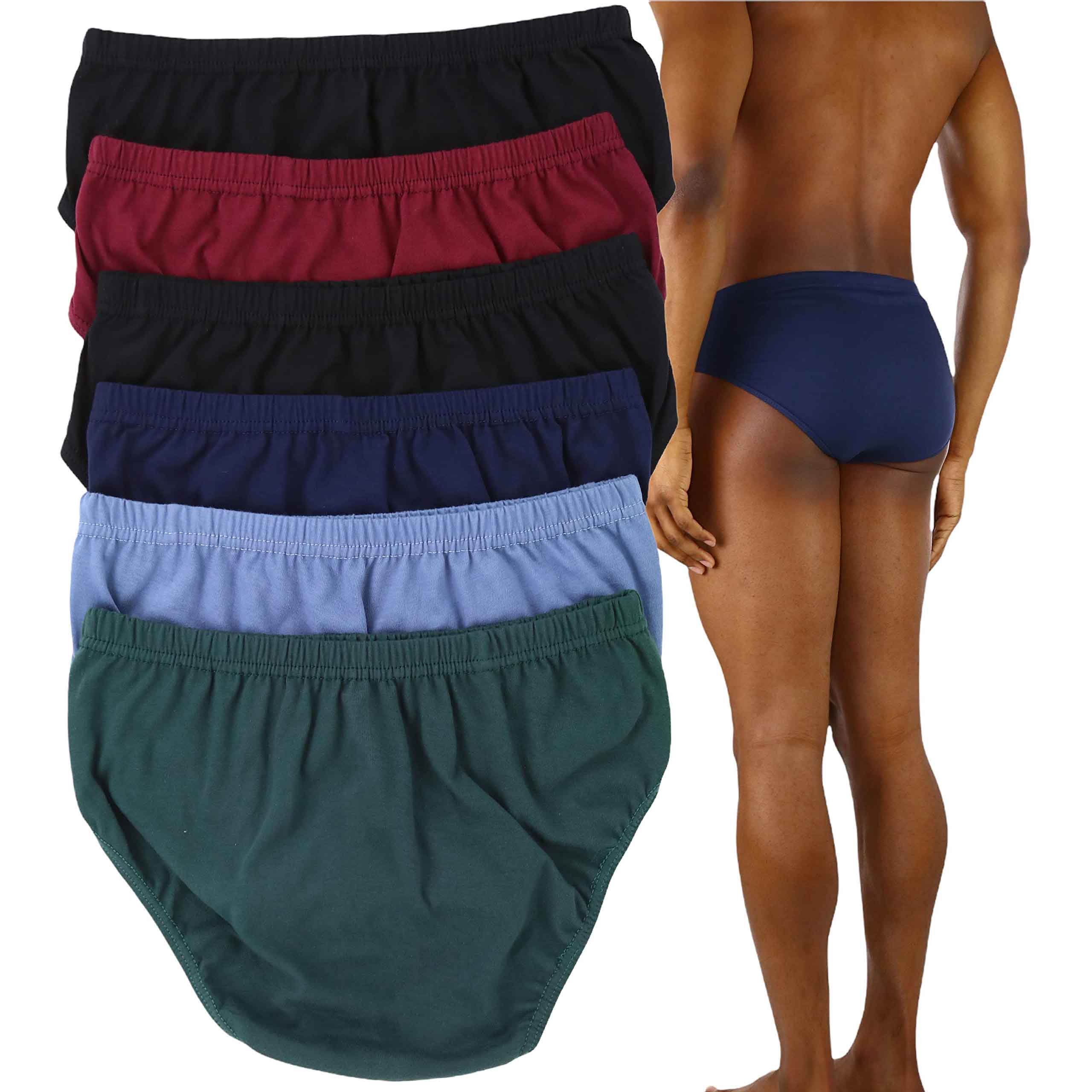 6-Pack: ToBeInStyle Men's Classic Elastic Waistband Bikini Briefs Lowest Pice