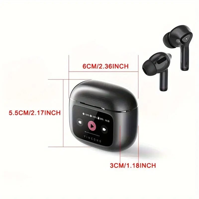 Wireless Earbuds with Smart Touch Screen Charging Case Browse Cheap Online