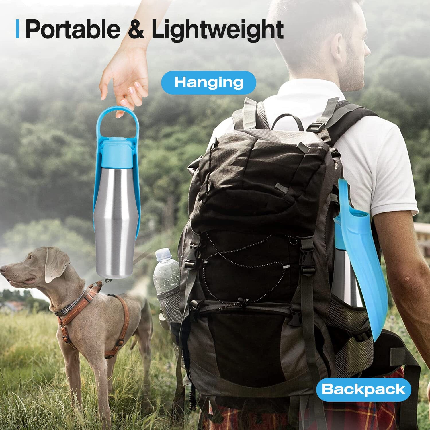 25oz Portable Dog Stainless Steel Water Dispenser Leak Proof Design Buy Cheap Footlocker