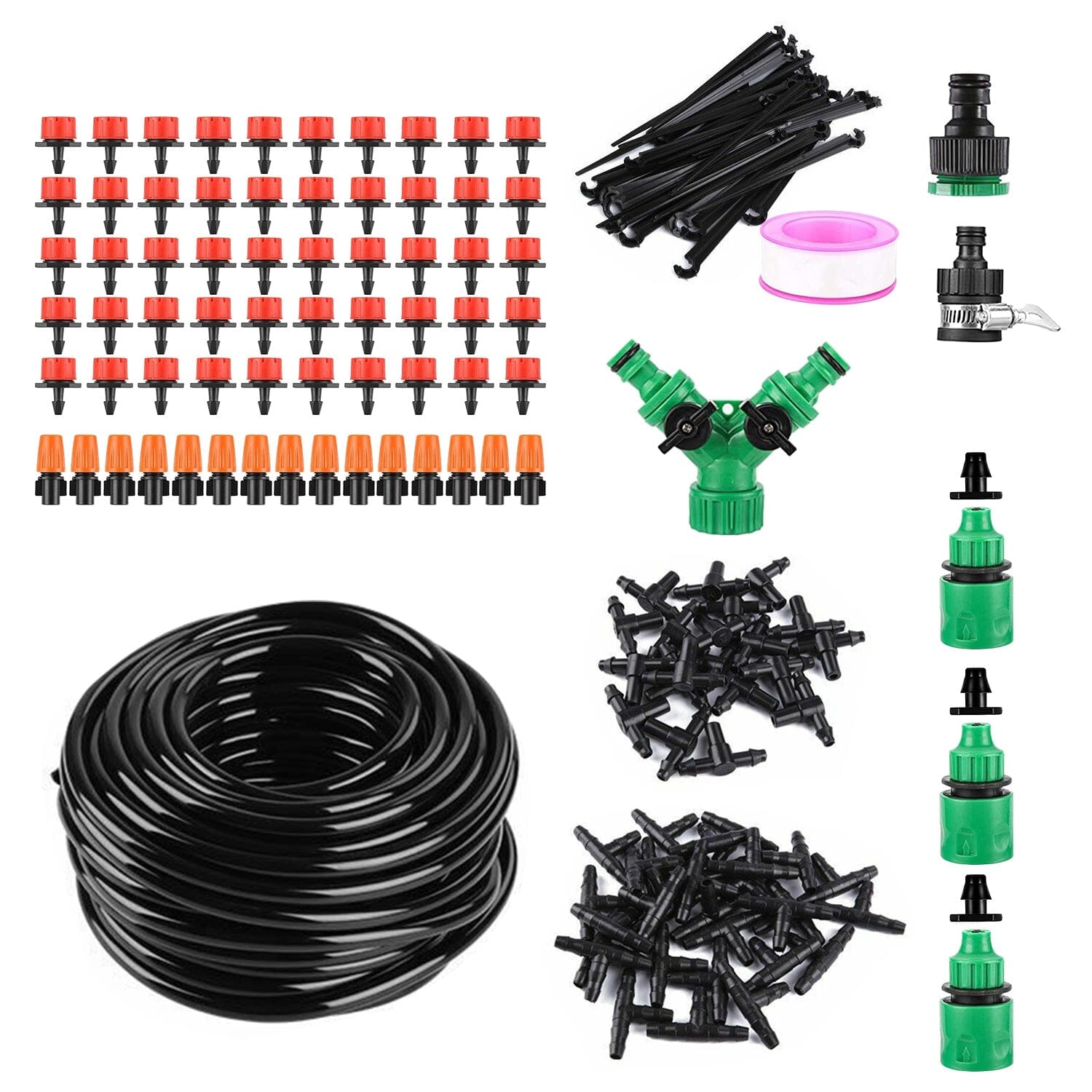 164FT Drip Irrigation Kit Automatic Garden Irrigation System Discount Purchase