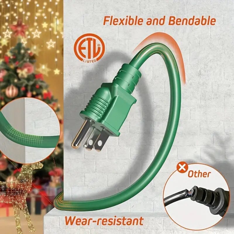 13 Ft. Stright 1 to 3 Splitter Extension Cord With Mastercard Cheap Online