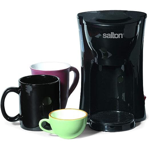 Salton Space Saving 1 Cup Coffeemaker - Black Free Shipping Real