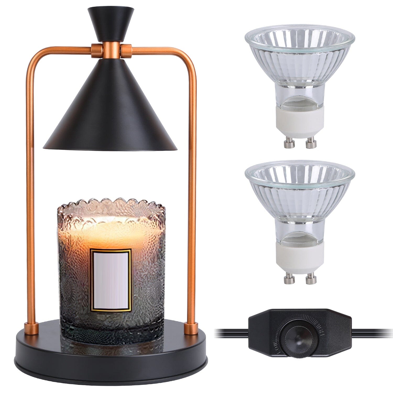 Electric Wax Melt Warmer Lamp Dimmable with 2 GU10 Bulbs Discount Shop Offer