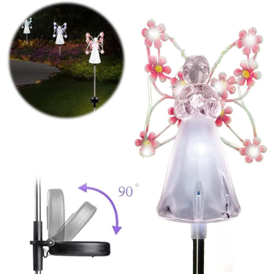 LED Solar Angel Garden Stake Lights Buy Cheap Visit New