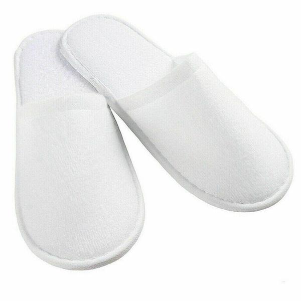 20-Pairs: Spa Hotel Guest Soft Slippers Closed Toe Disposable Travel Slipper Cheap Sale Latest Collections