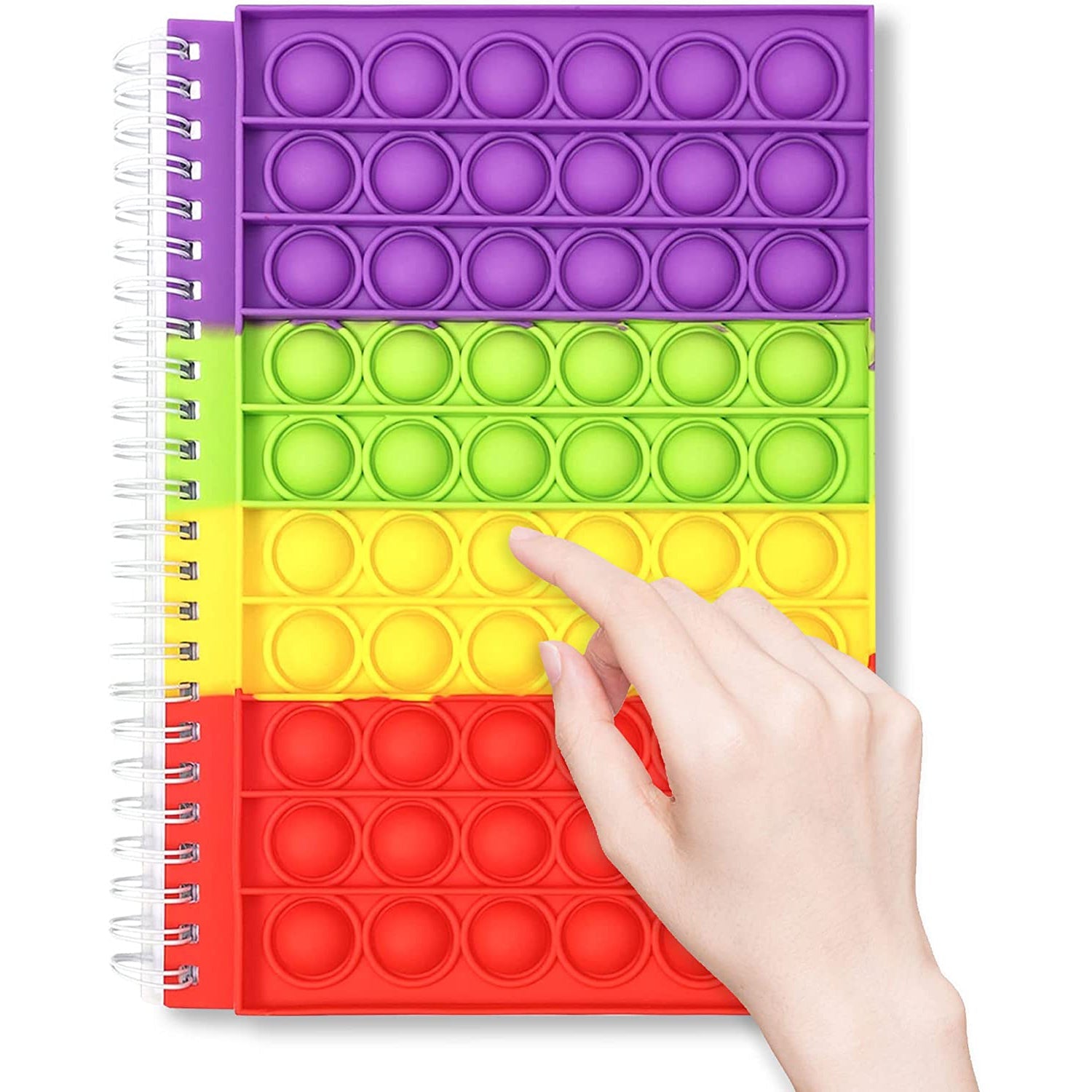 Fidget Spiral Notebook Push Pop Bubble Fidget Sensory Toy Cheap 2025 Newest