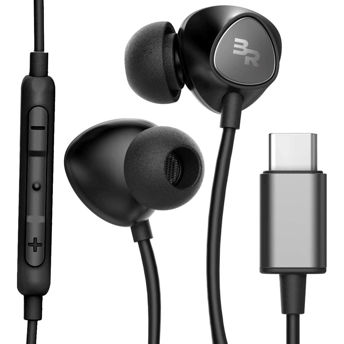 Type C Headphones, In-Ear Wired Earbuds with Microphone & Volume Control Mic Earphones Buy Cheap Cheap