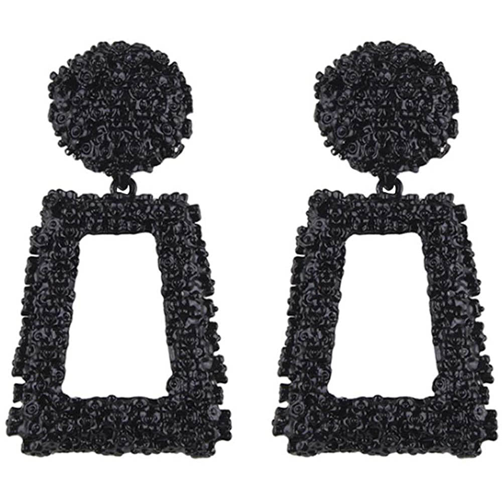 Women's Rectangular Geometric Drop Earrings With Paypal Sale Online