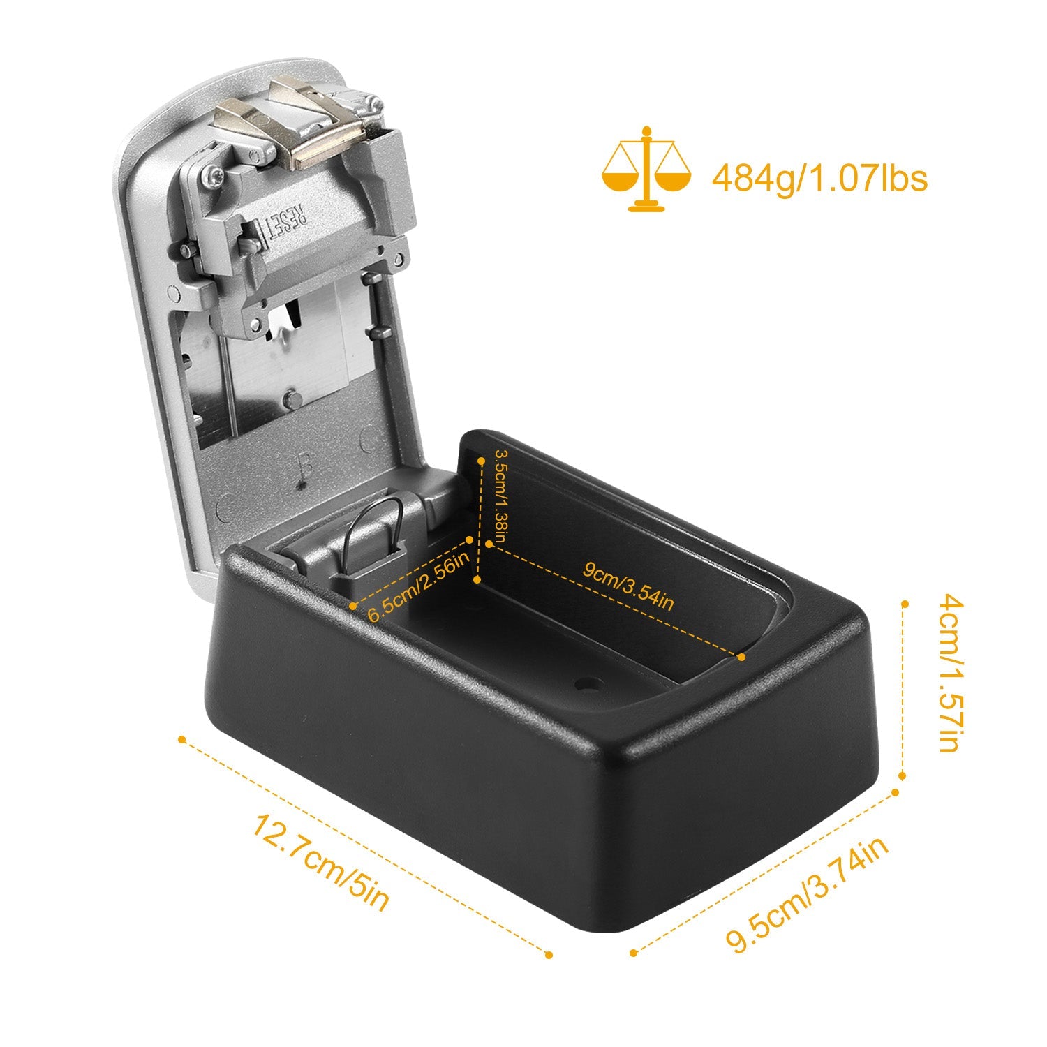 Keys Storage Lock Box with 4 Digits Combination Discount Best Store To Get