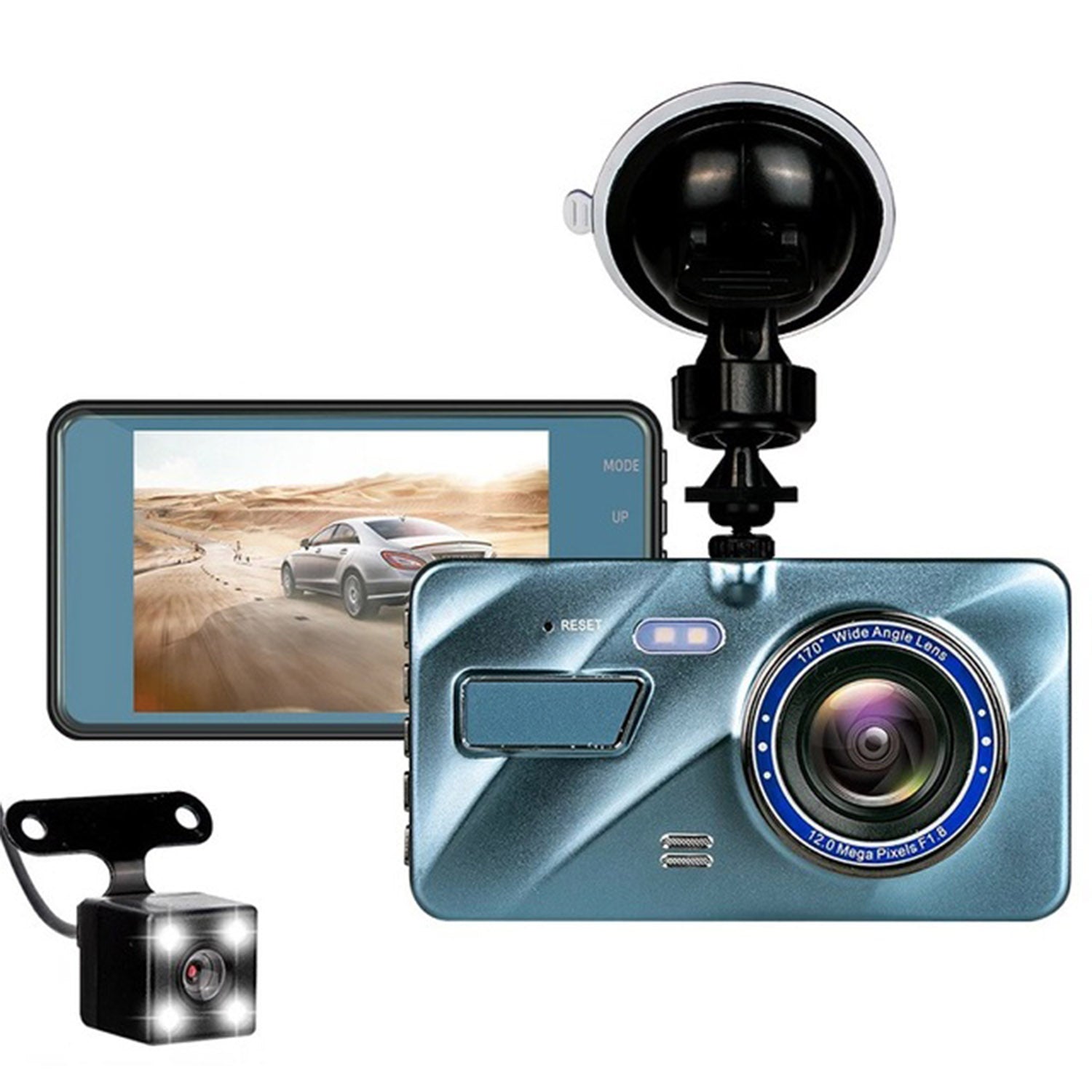 720P Dual Dash Car Camera Recorder with Motion Detection Light The Best Store To Get