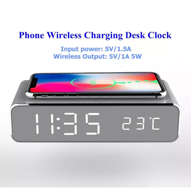 Wireless Charging Digital Alarm Clock Cheapest Pice Cheap Pice