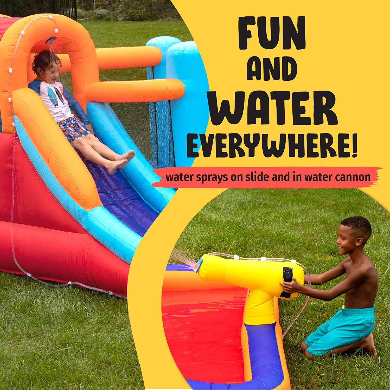 Giant Bounce House Water Slide with Pool Area Free Shipping Popular