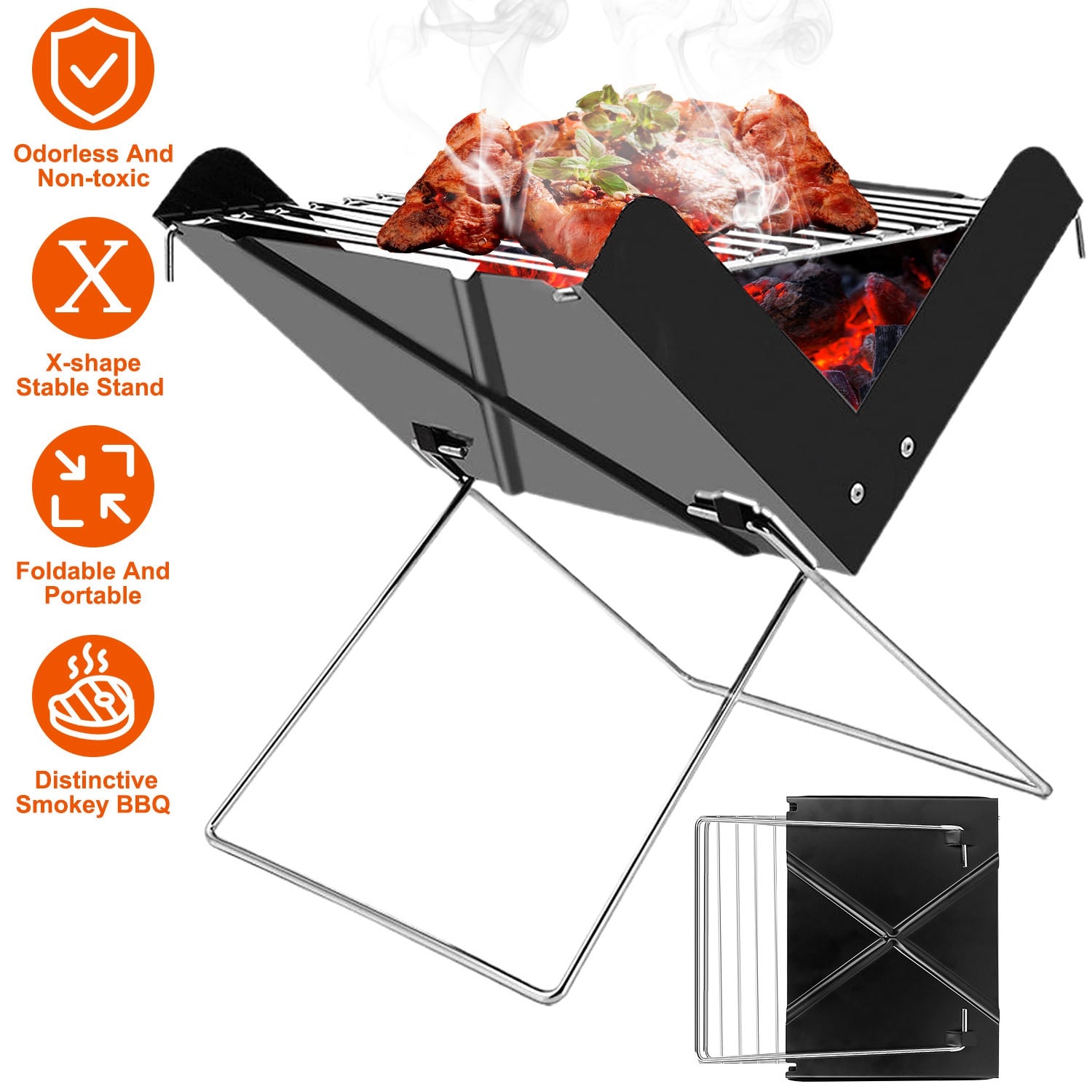 Foldable BBQ Grill Perfect For Sale