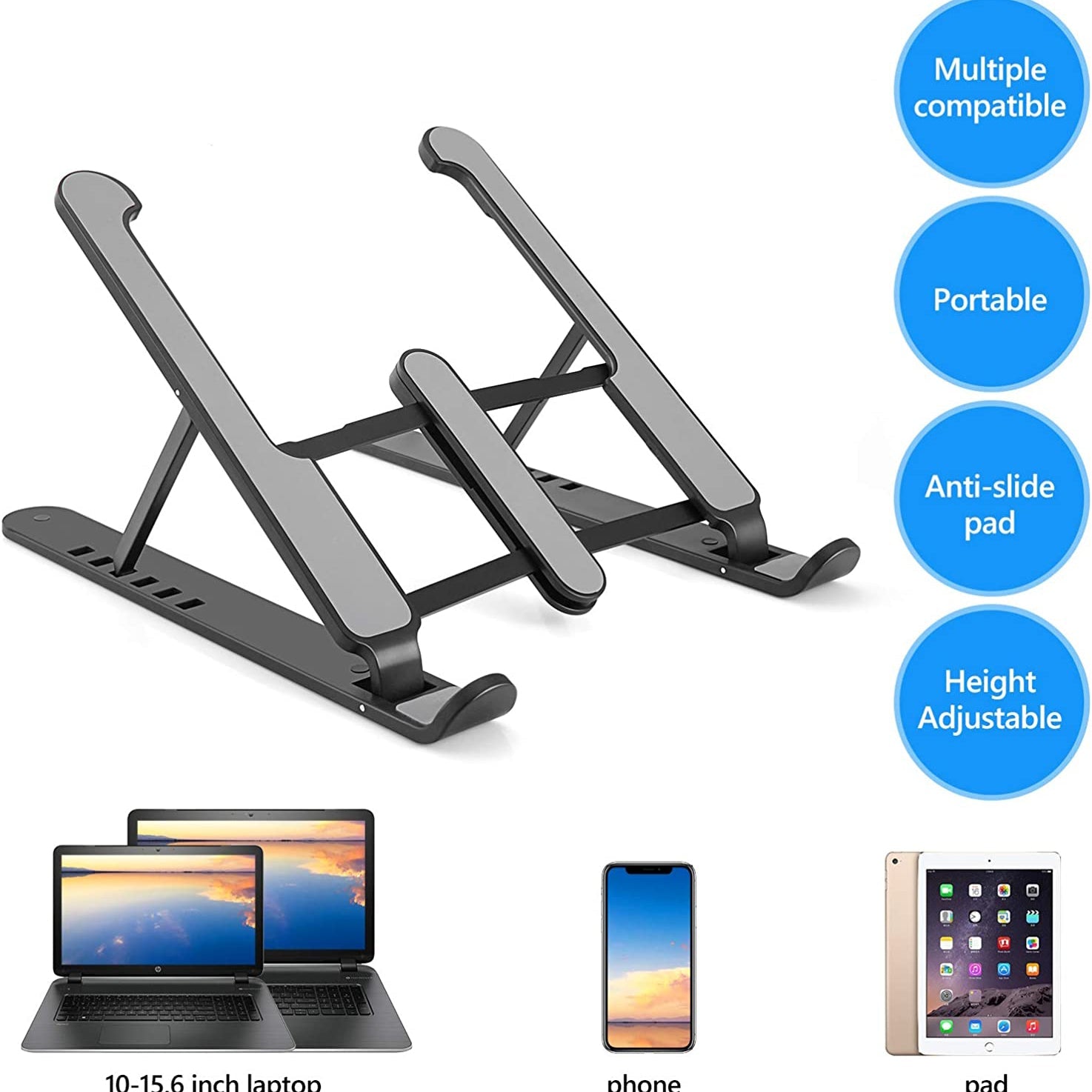 Adjustable Foldable Laptop Stand Clearance Factory Outlet