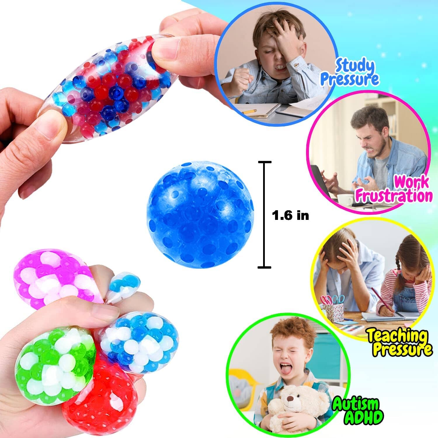 Small Sensory Balls for Adults Stress Relief Cheap Pice Top Quality