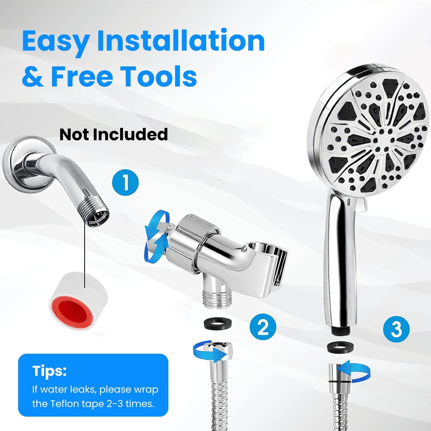 Handheld Filtered High Pressure Shower Head Cheap Cheap Online