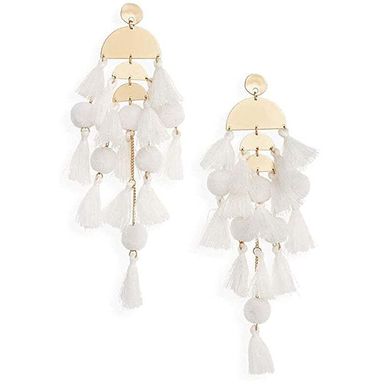 Boho Long Tassel Fringe Earrings Discount Best Place