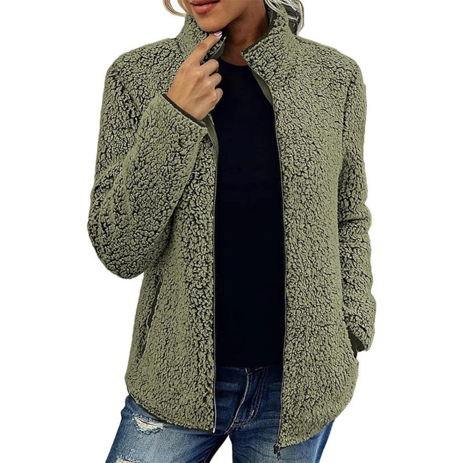 Women's Zip Up Jacket Long Sleeve Buy Cheap Wholesale Pice