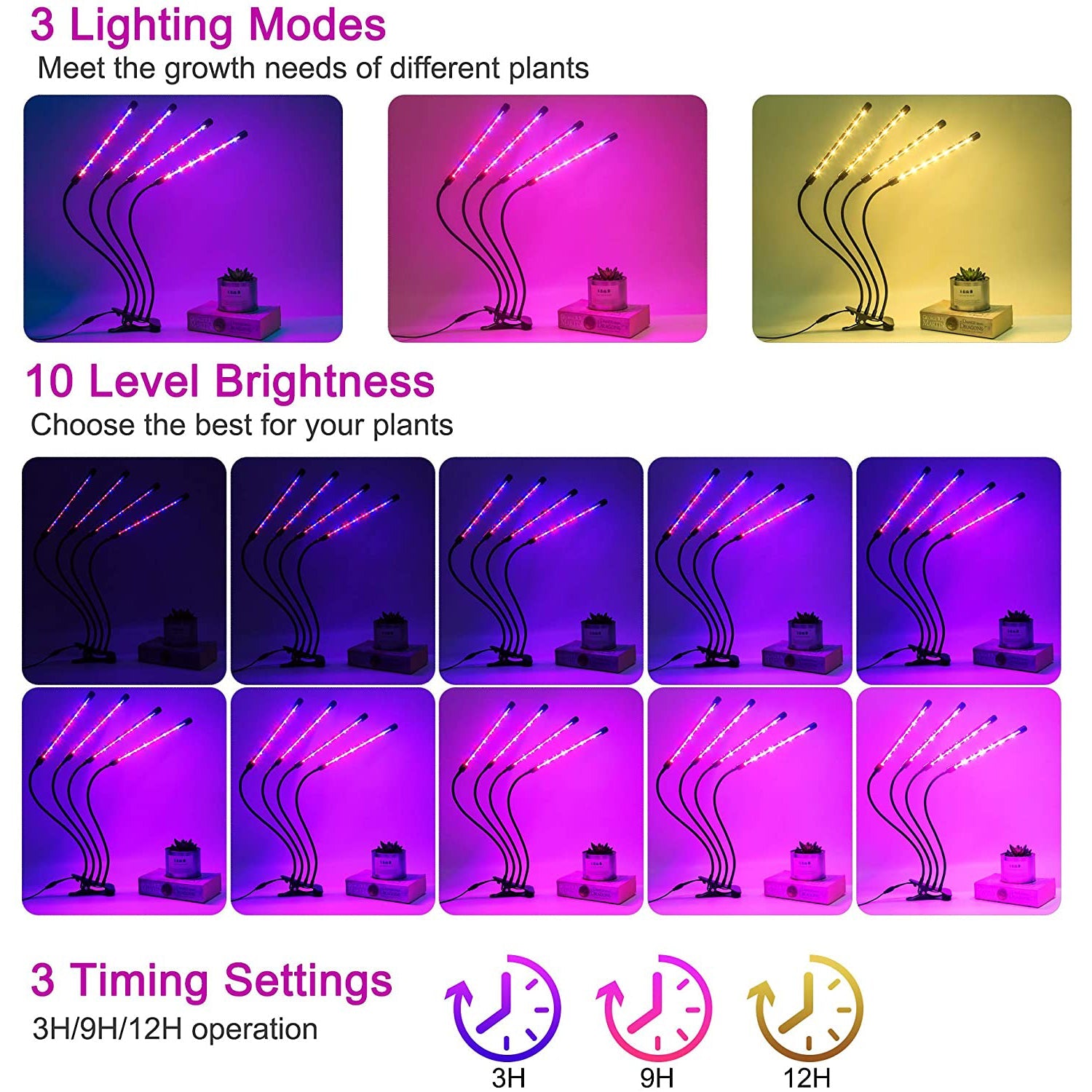 LEOTER Grow Light for Indoor Plants Quality Original