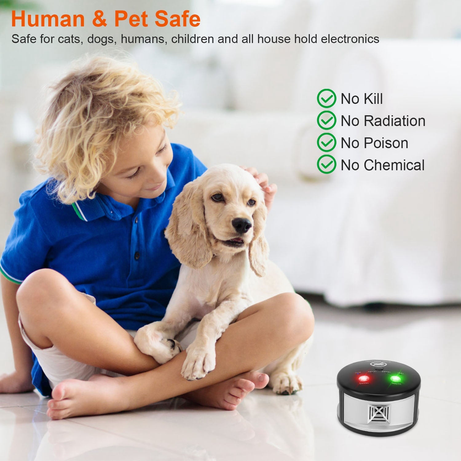 360° Ultrasonic Pest Repeller Electronic Plug-in Pest Control Free Shipping Cheap Pice