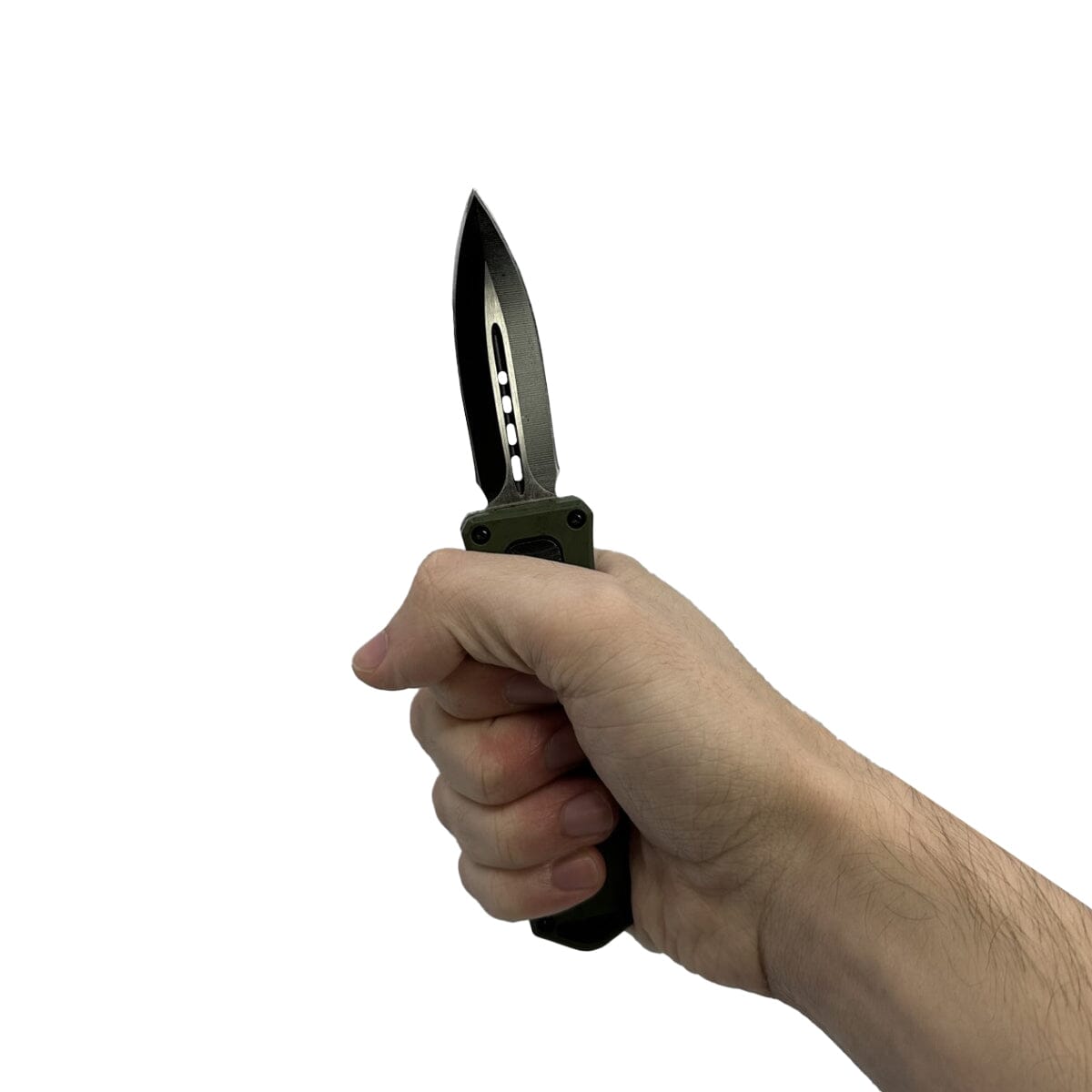 2-Pack: 4.5 Dagger Blade OTF Knife with Belt Clip Sale With Credit Card