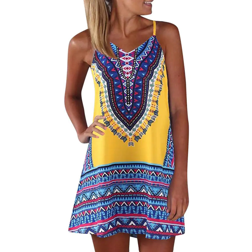 Women's A Line Short Mini Sleeveless Dress Latest Collections Sale Online