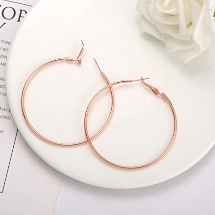 3-Pairs: Big Hoop Earrings Collections