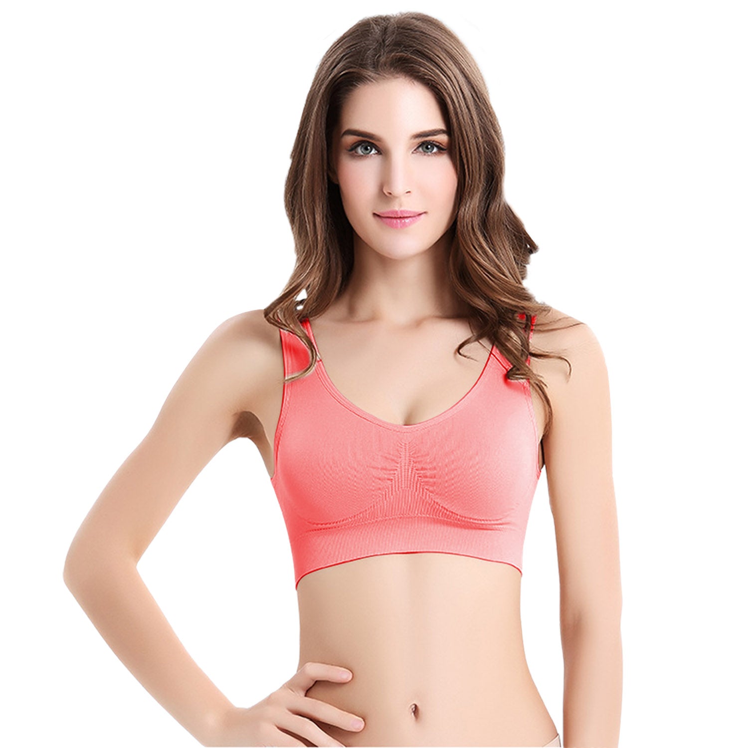 3-Pack: Women Seamless Wire-free Bra for Fitness Workout Low Pice Fee Shipping Sale Online