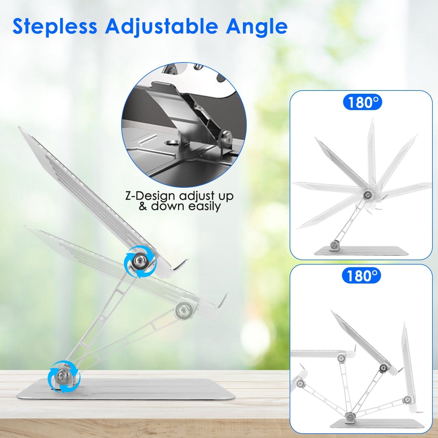 Adjustable Stepless Angle Laptop Stand Riser Sale Real