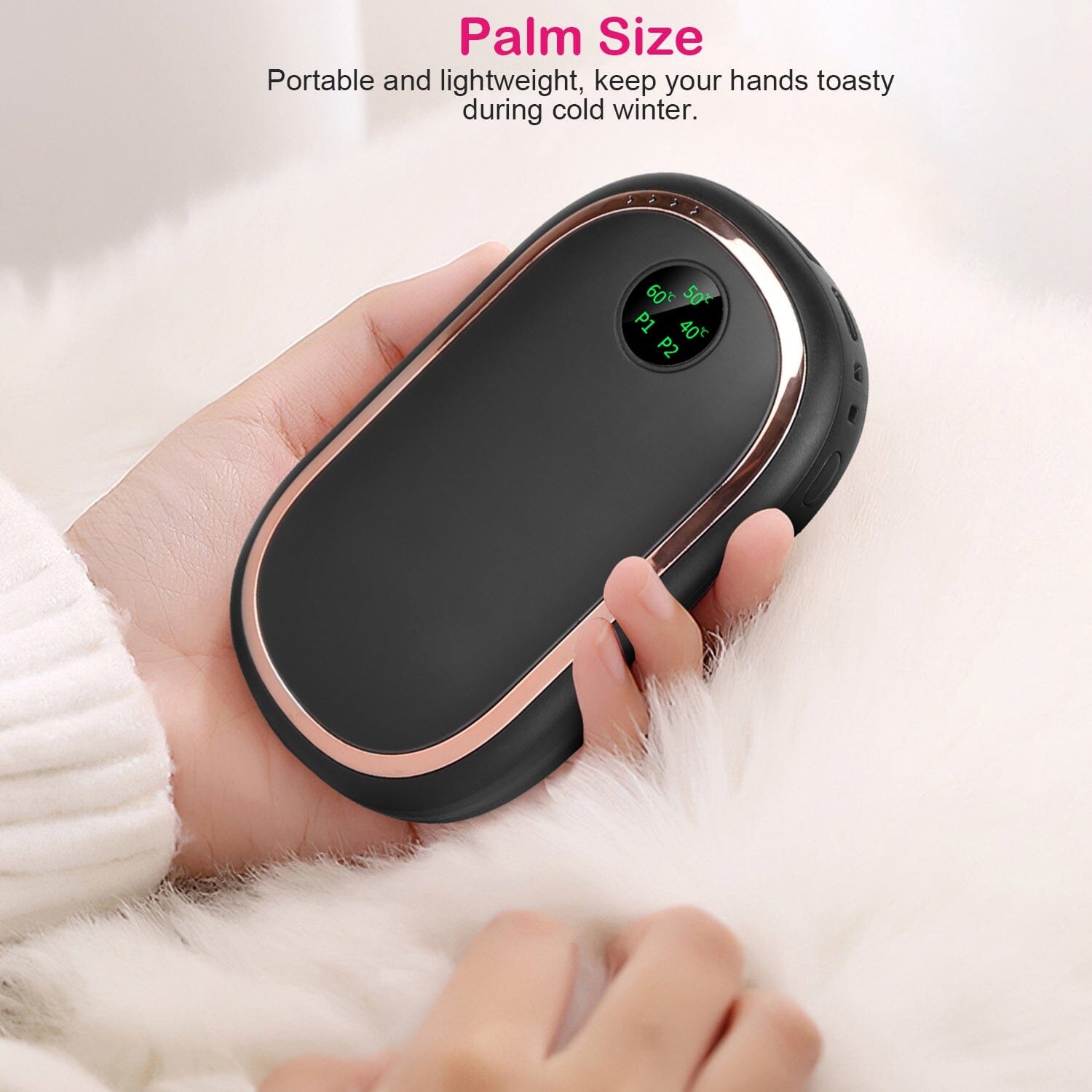 Rechargeable Hand Heater Pocket Warmer Power Bank with Digital Display Original Cheap Pice