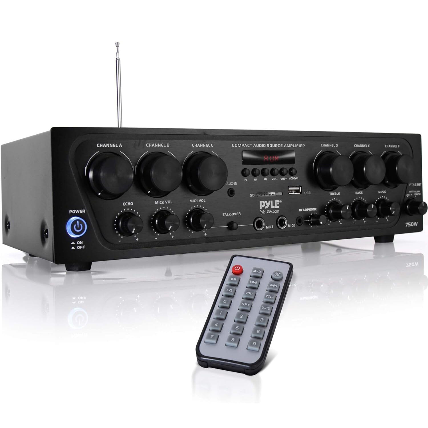 Pyle Wireless Bluetooth Home Audio Amplifier  (Refurbished) Outlet Top Quality