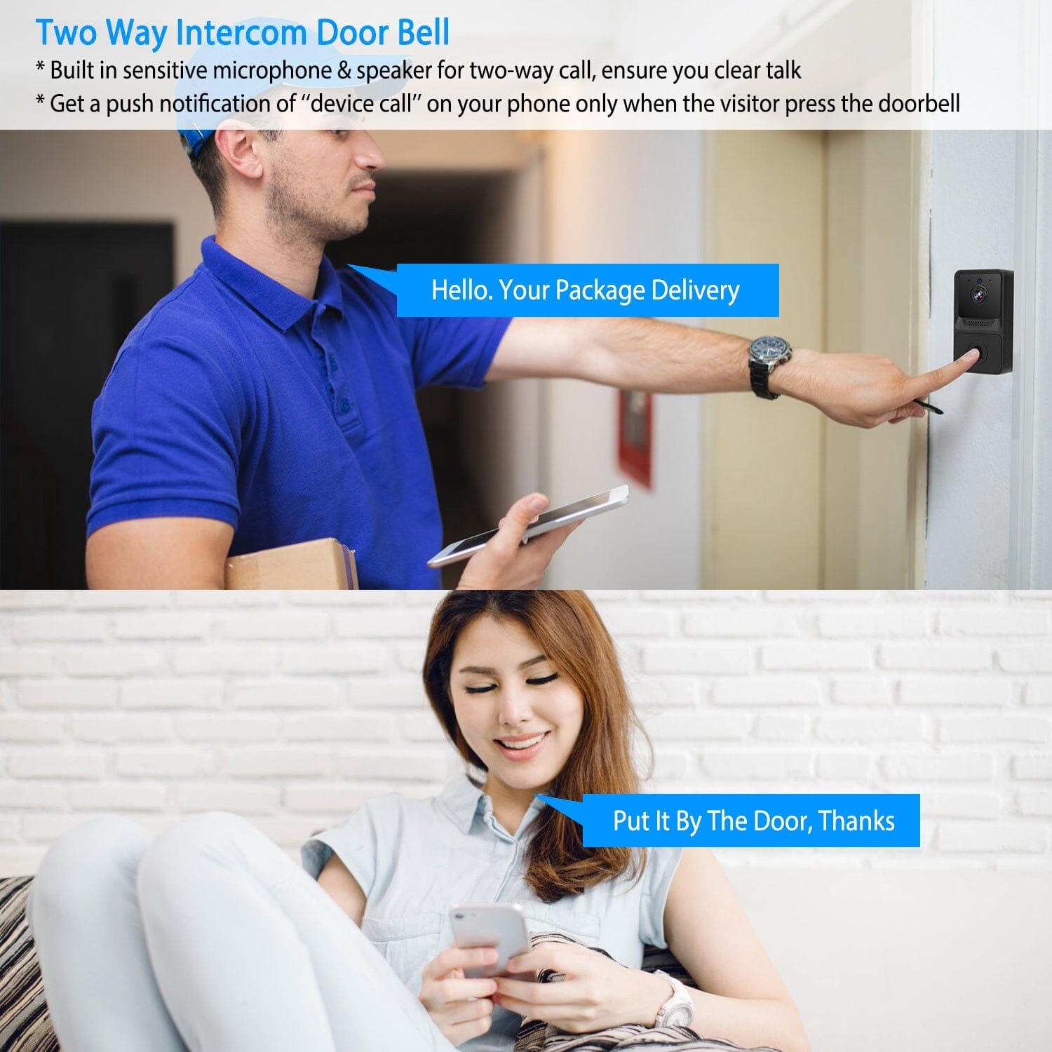 Smart Wireless WiFi Ring Doorbell Outlet 2025 Newest