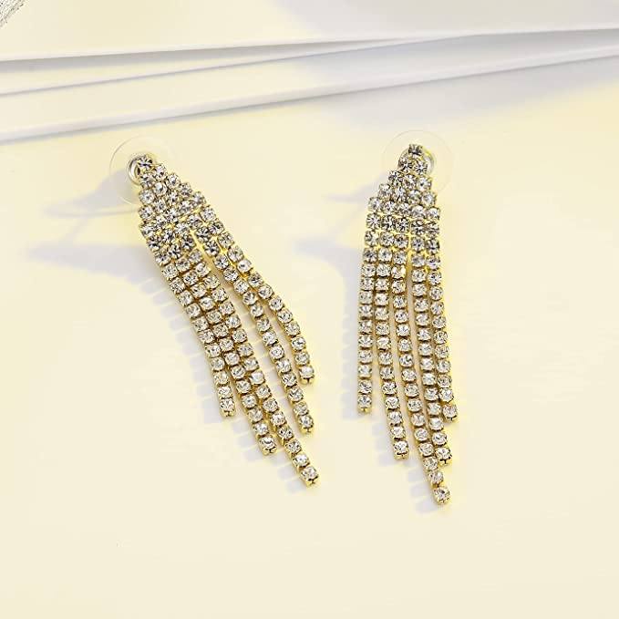 Tassel Linear Drop Earrings Good Selling Online