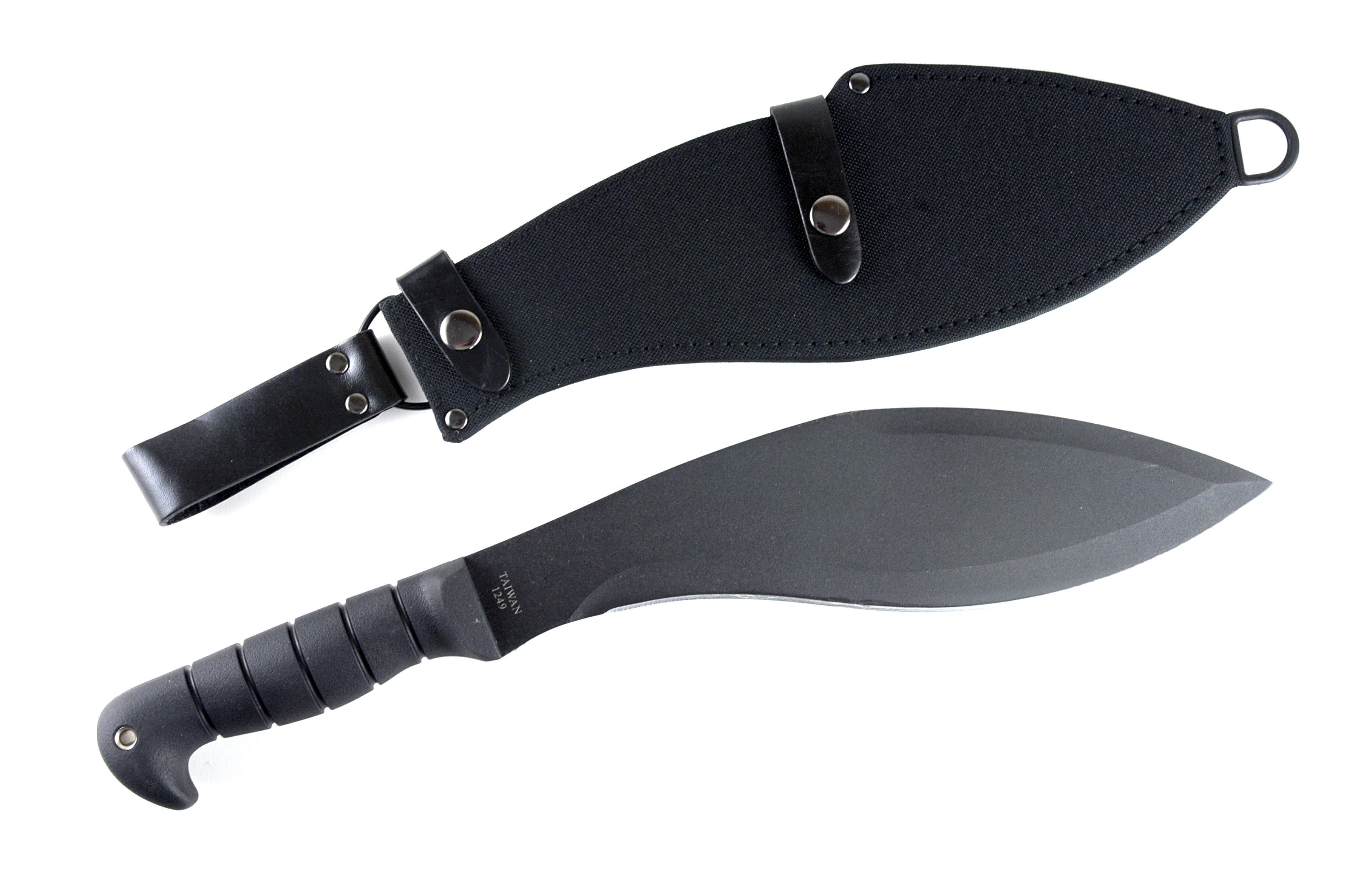 KA-BAR Kukri Machete, 11.5 SK5 Blade, TPR Handle, Sheath - 1249 Real Sale Online