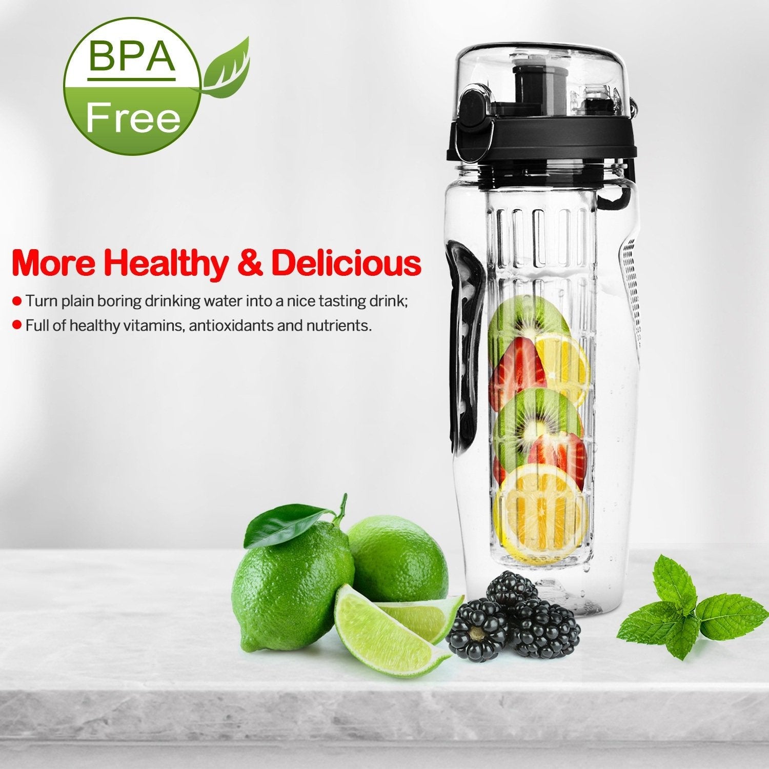 Fruit Infuser Water Bottle 32OZ Juice Shaker Discount Online Online