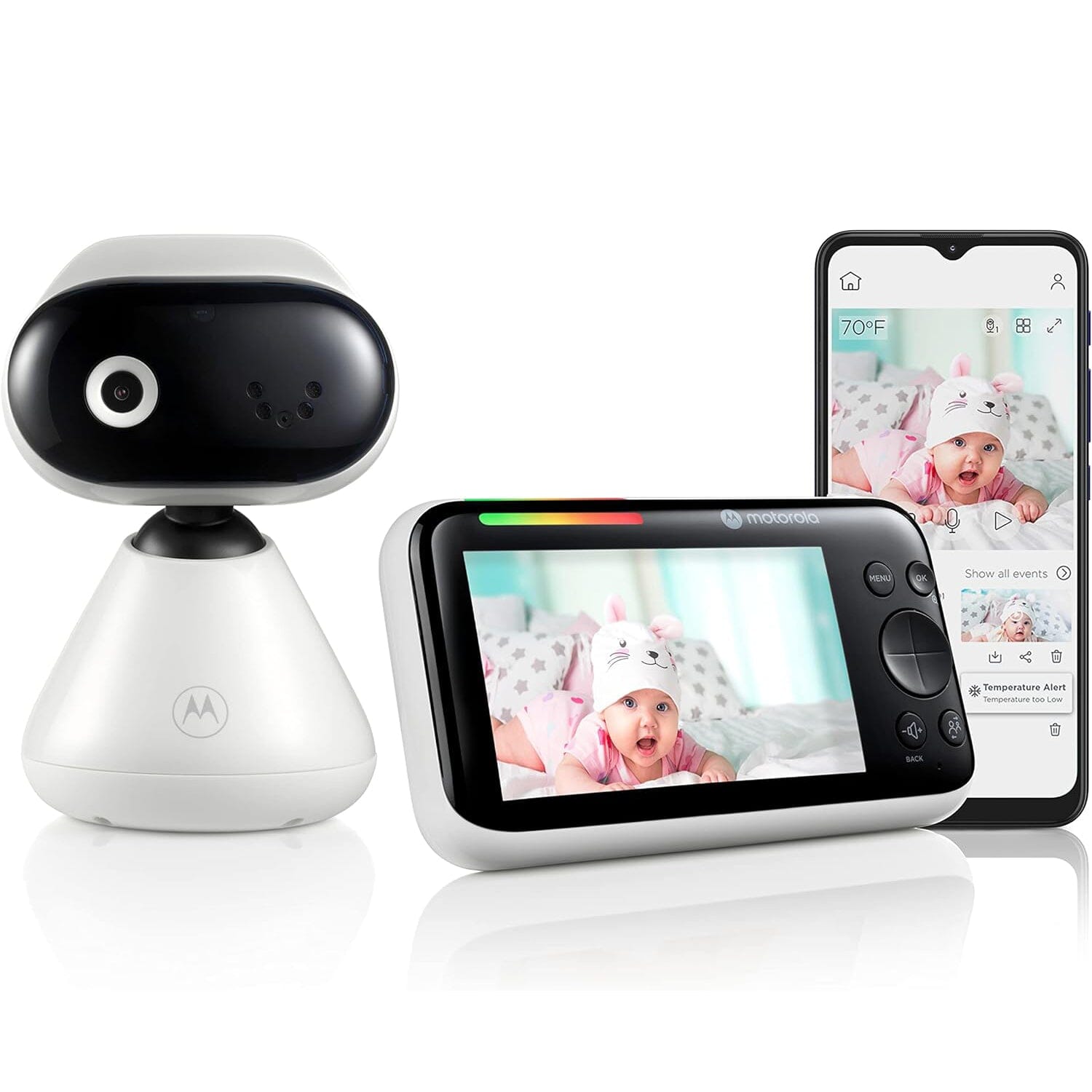 Motorola Baby Monitor PIP1500 Connect - 5 WiFi Video Baby Monitor with Camera  (Refurbished) Free Shipping Online