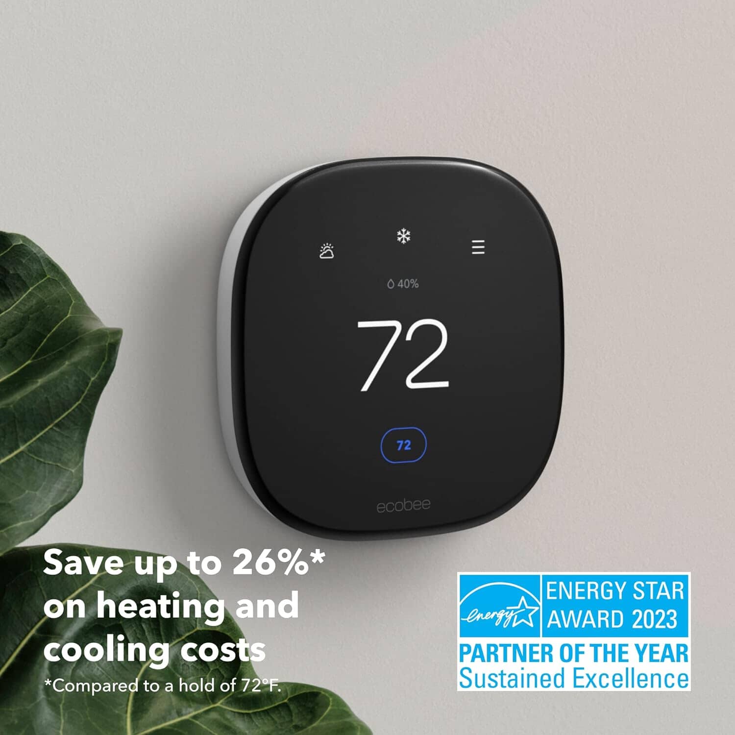 ecobee New Smart Thermostat Enhanced - Programmable Wifi Thermostat - Works with Siri, Alexa, Google Assistant - Energy Star Certified - Smart Home  (Refurbished) Perfect Sale Online