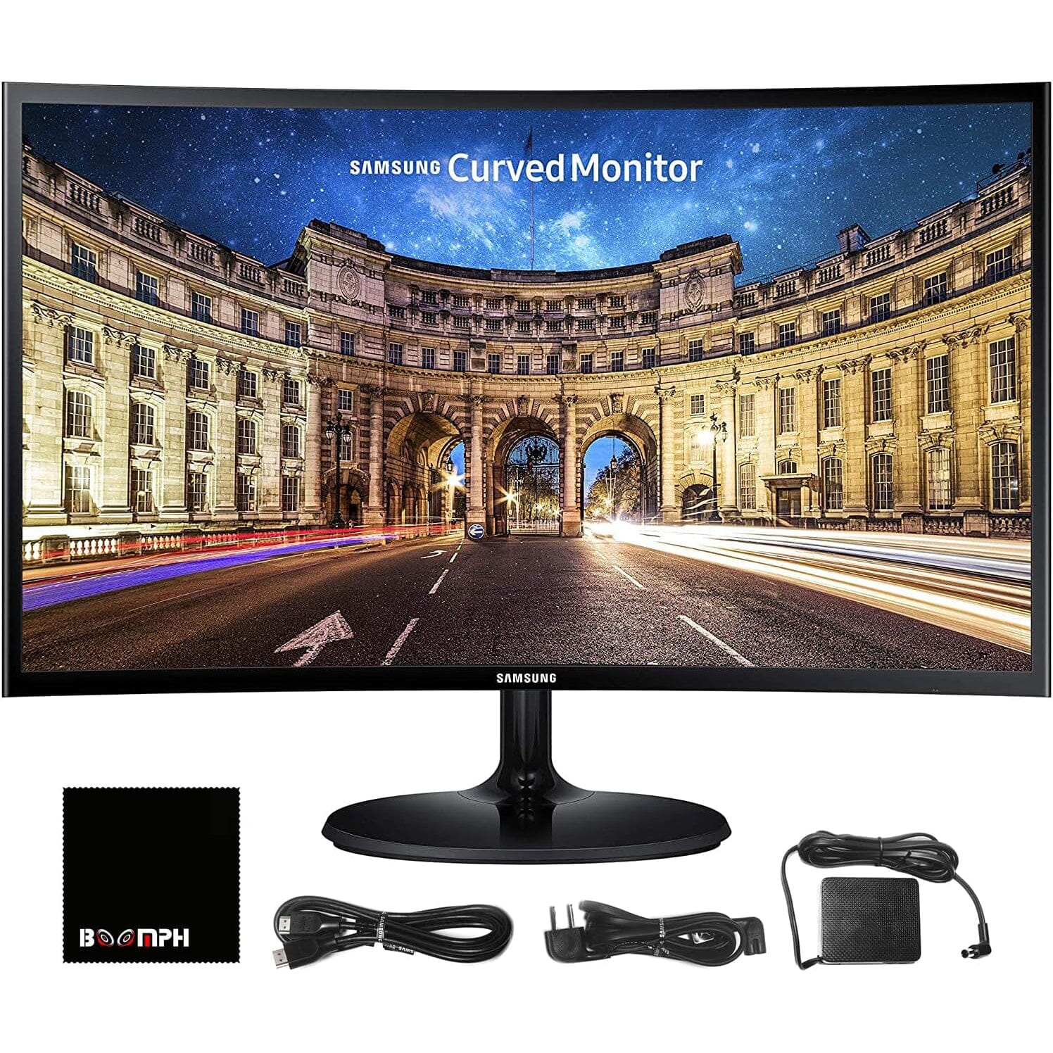 Samsung CF390 27 16:9 Curved LCD FHD 1920x1080 Curved Desktop Black Monitor  (Refurbished) Discount Fast Delivery