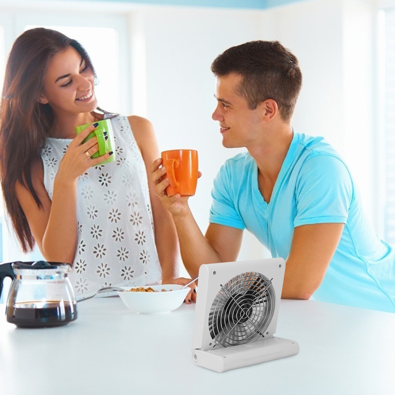 Mini Electric Desk Fan USB Rechargeable Clearance Fashionable