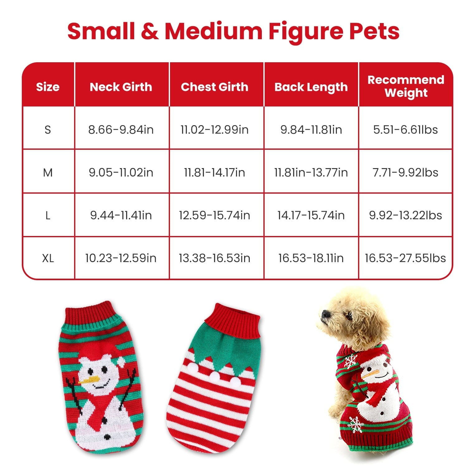 Pet Christmas Turtleneck Sweater Sale Hot Sale