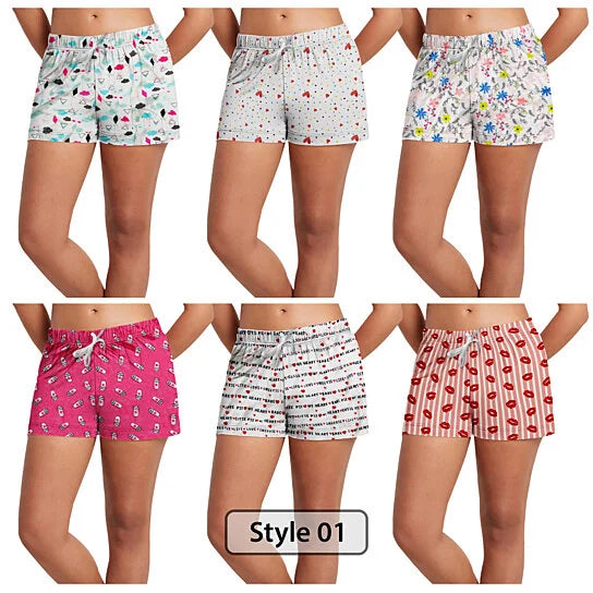 3-Pack: Women's Comfy Lounge Bottom Pajama Shorts with Drawstring Wide Range Of Sale Online