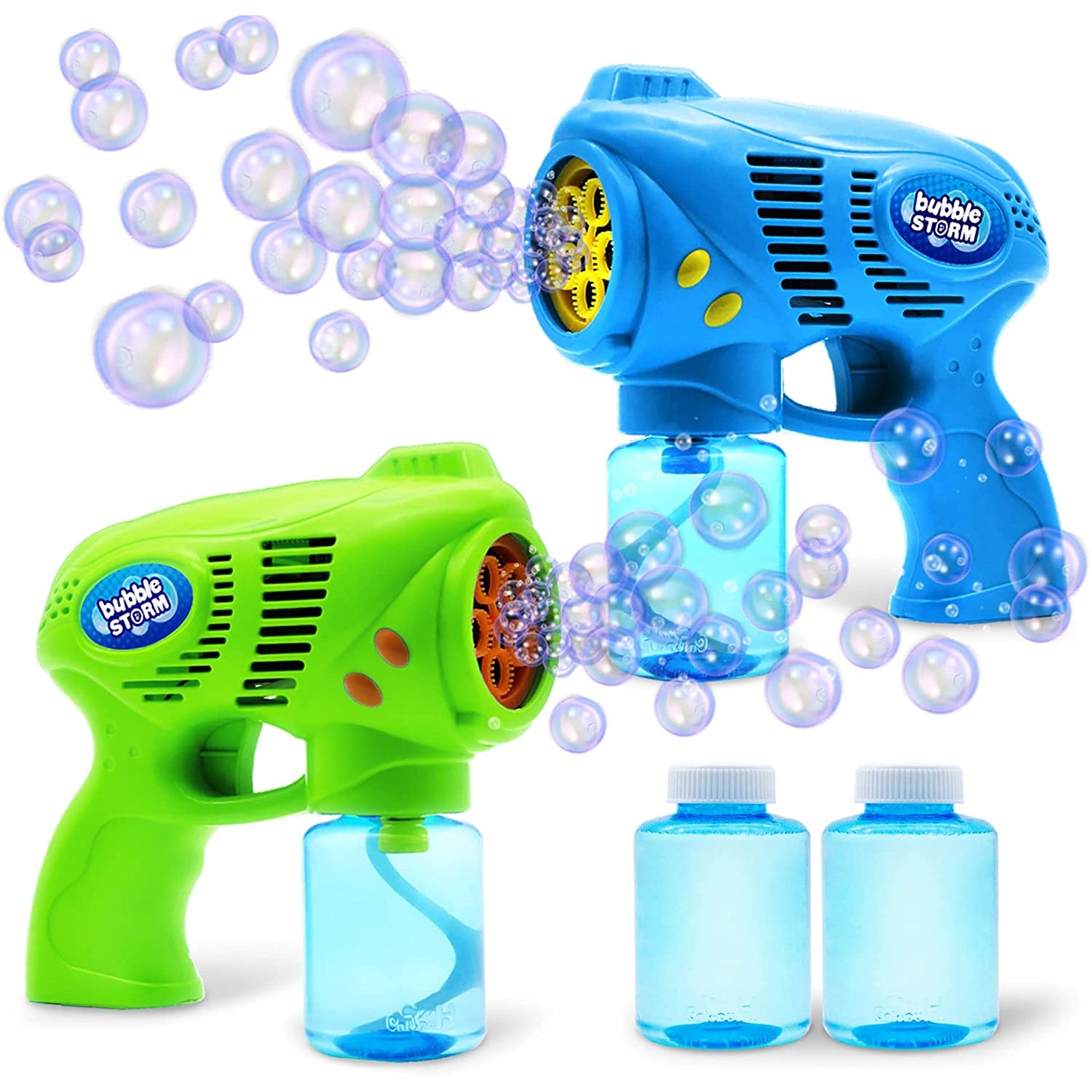 2-Pack: Blue and Green Bubble Gun Wide Range Of Cheap Online