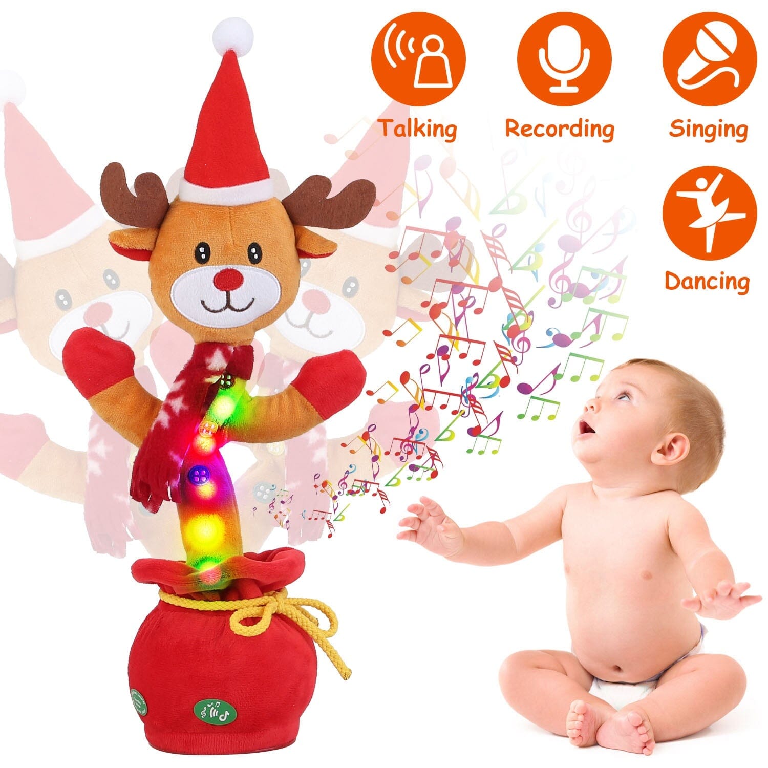 Kid Electric Dance Christmas Toy Outlet Visit