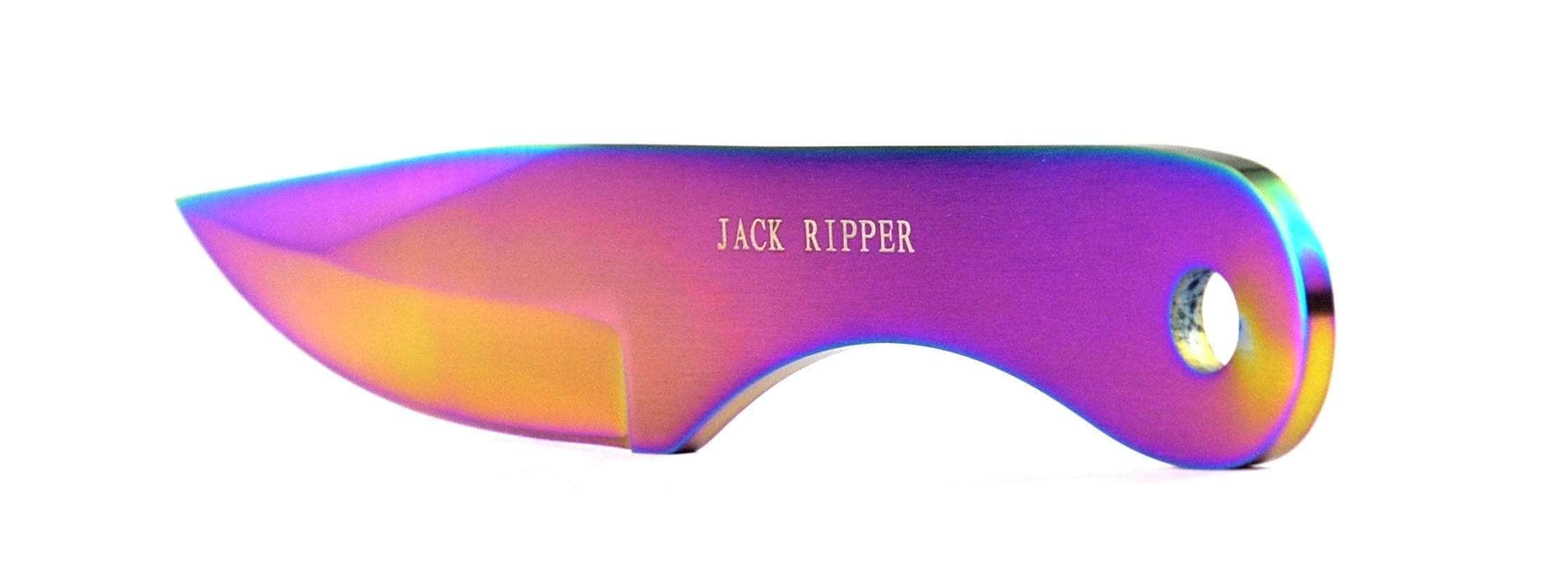 Jack Ripper Rainbow Throwing Knives, 3 6.1 Throwers, Leather Sheath CH-005SS Sale Amazon