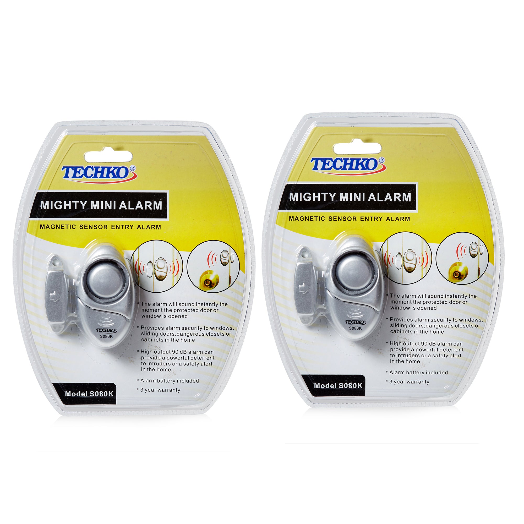 2-Pack: Mighty Mini Alarm for Doors & Windows Explore Online